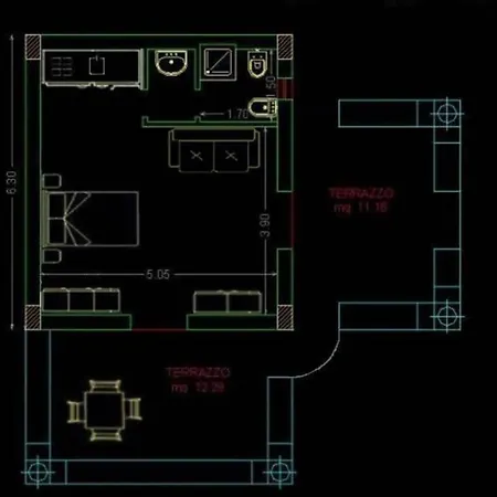 别墅 La Casa Blu Superior