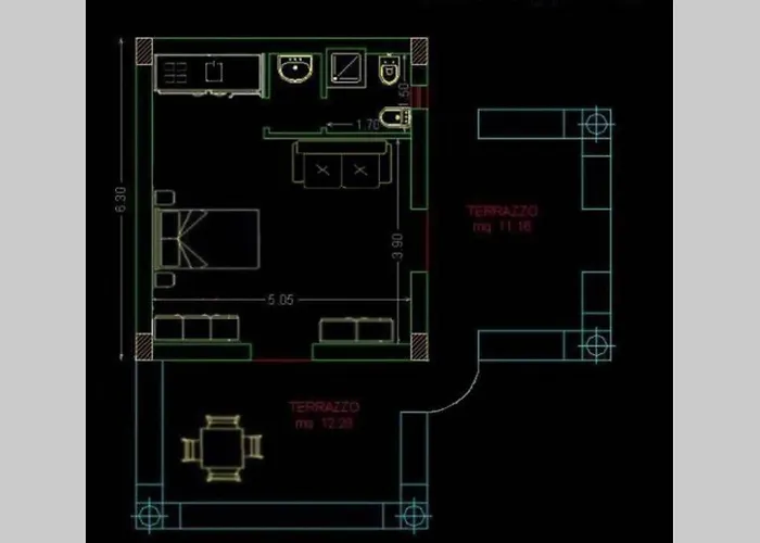 빌라 La Casa Blu Superior